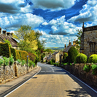 Buy canvas prints of Bourton-on-the-hill, Cotswolds by Frank Irwin