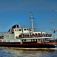Buy canvas prints of Mersey Ferry Royal Daffodil by Frank Irwin