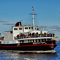 Buy canvas prints of Royal Daffodil arriving at Seacombe Ferry by Frank Irwin