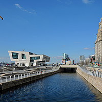 Buy canvas prints of Liverpool's waterfront by Frank Irwin