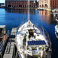 Buy canvas prints of Liverpool's famous Albert Dock. by Frank Irwin