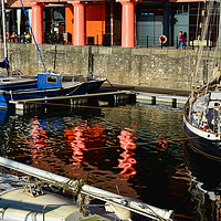 Buy canvas prints of Liverpool's famous Albert Dock. by Frank Irwin