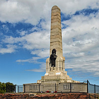 Buy canvas prints of The War memorial on Grange Hill, Wirral by Frank Irwin