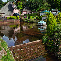 Buy canvas prints of Cockington Court by Frank Irwin