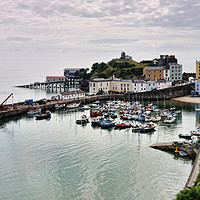Buy canvas prints of Tenby Harbour, Wales, UK by Frank Irwin