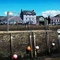 Buy canvas prints of Aberaeron Harbour, Tide out! by Frank Irwin