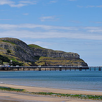 Buy canvas prints of Llandudno's Great Orme and Pier. by Frank Irwin