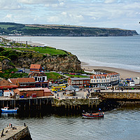 Buy canvas prints of The fishing town of Whitby by Frank Irwin