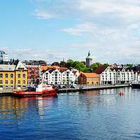 Buy canvas prints of Stavanger Harbour, Norway by Frank Irwin