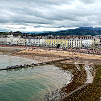 Buy canvas prints of Unusual view of Llandudno's sea front by Frank Irwin