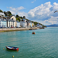 Buy canvas prints of Aberdovey river front by Frank Irwin