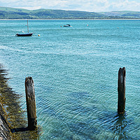Buy canvas prints of Aberdovey water front. by Frank Irwin