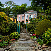 Buy canvas prints of Inside Portmeirion Village by Frank Irwin