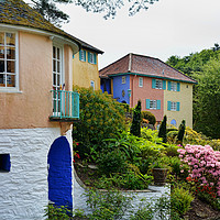 Buy canvas prints of Typical architecture at Portmeirion by Frank Irwin