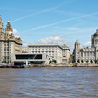 Buy canvas prints of Liverpool’s Waterfront & ‘Three Graces’ by Frank Irwin