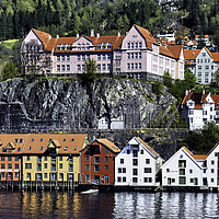 Buy canvas prints of Arriving at Bergen by Frank Irwin