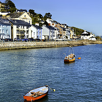Buy canvas prints of Aberdovey, part sea frontage by Frank Irwin