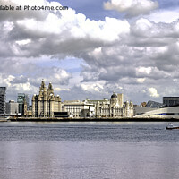 Buy canvas prints of Liverpools iconic waterfront & architecture by Frank Irwin