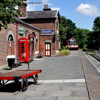 Buy canvas prints of Hadlow Road Station, Wirral,  (Preserved) by Frank Irwin