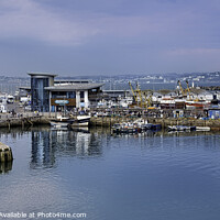Buy canvas prints of Busy Brixham Harbour by Frank Irwin