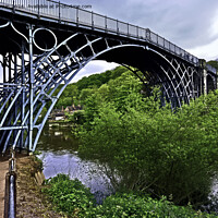 Buy canvas prints of The Iron bridge by Frank Irwin
