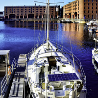Buy canvas prints of Liverpool's Royal Albert Dock by Frank Irwin
