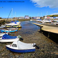 Buy canvas prints of The beautiful Harbour of Aberaeron by Frank Irwin
