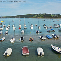 Buy canvas prints of New Quay harbour by Frank Irwin