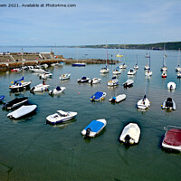 Buy canvas prints of New Quay Harbour by Frank Irwin