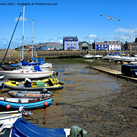 Buy canvas prints of The beautiful Harbour of Aberaeron by Frank Irwin