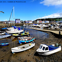 Buy canvas prints of The ever popular Aberaeron Harbour by Frank Irwin