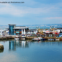 Buy canvas prints of The end of Brixham Harbour by Frank Irwin