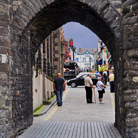 Buy canvas prints of Archway built into the castle walls by Frank Irwin