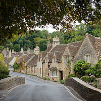 Buy canvas prints of Castle Combe by Roger Byng