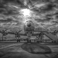 Buy canvas prints of Breitling Constellation in sun by Gareth Burge Photography