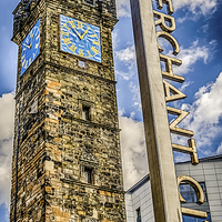 Buy canvas prints of Tollbooth Clock Tower, Glasgow by Gareth Burge Photography