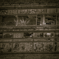 Buy canvas prints of Building decay, Glasgow by Gareth Burge Photography
