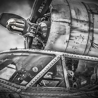 Buy canvas prints of Catalina PBY-5A "Miss Pick Up" Cockpit by Gareth Burge Photography