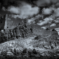 Buy canvas prints of Dunure Castle Scotland 1 by Gareth Burge Photography
