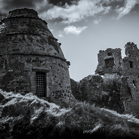 Buy canvas prints of Dunure Castle Scotland 2 by Gareth Burge Photography