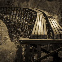 Buy canvas prints of Bridge To Nowhere by Gareth Burge Photography