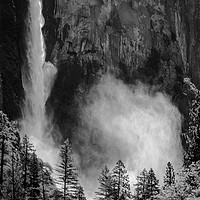 Buy canvas prints of Bridalveil Fall, Yosemite National Park by Gareth Burge Photography