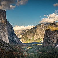 Buy canvas prints of Yosemite Valley, Tunnel View by Gareth Burge Photography
