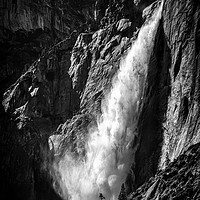 Buy canvas prints of Thundering Upper Yosemite Falls by Gareth Burge Photography