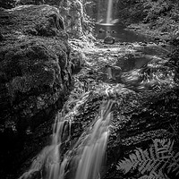 Buy canvas prints of Dalcairny Falls, Ayrshire by Gareth Burge Photography