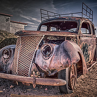 Buy canvas prints of Rusted Classic 3 by Gareth Burge Photography
