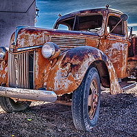 Buy canvas prints of Rusted Classic 4 by Gareth Burge Photography