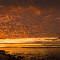 Buy canvas prints of Arran Sky at Sunset by Gareth Burge Photography