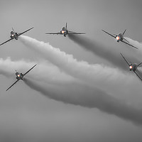 Buy canvas prints of Red Arrows Perfection by Gareth Burge Photography