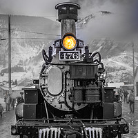 Buy canvas prints of Durango & Silverton Steam Train 476 by Gareth Burge Photography
